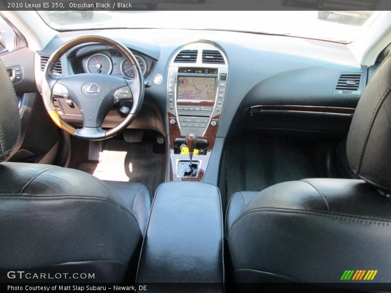 Obsidian Black / Black 2010 Lexus ES 350