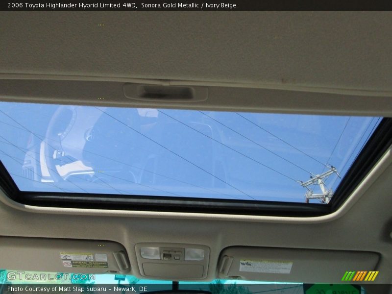 Sonora Gold Metallic / Ivory Beige 2006 Toyota Highlander Hybrid Limited 4WD
