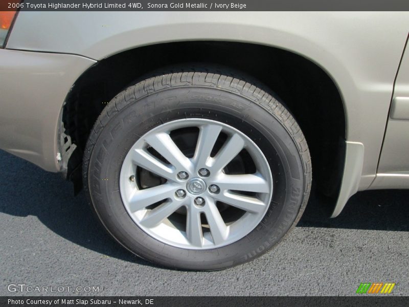 Sonora Gold Metallic / Ivory Beige 2006 Toyota Highlander Hybrid Limited 4WD