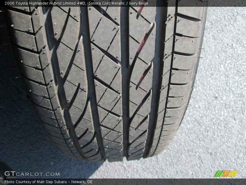 Sonora Gold Metallic / Ivory Beige 2006 Toyota Highlander Hybrid Limited 4WD