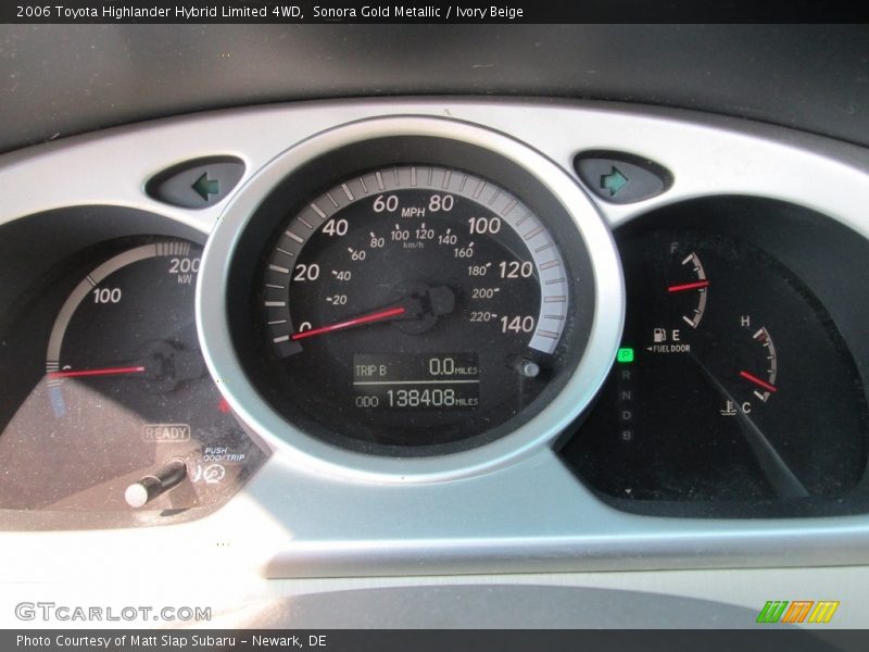 Sonora Gold Metallic / Ivory Beige 2006 Toyota Highlander Hybrid Limited 4WD