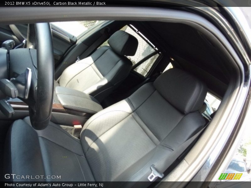 Carbon Black Metallic / Black 2012 BMW X5 xDrive50i