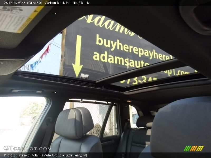 Carbon Black Metallic / Black 2012 BMW X5 xDrive50i
