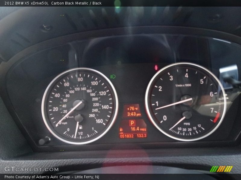 Carbon Black Metallic / Black 2012 BMW X5 xDrive50i