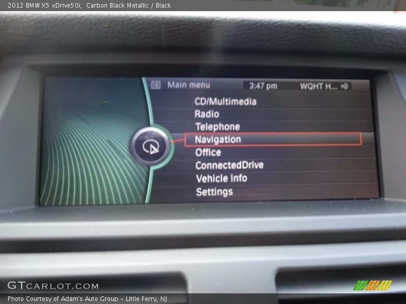 Carbon Black Metallic / Black 2012 BMW X5 xDrive50i