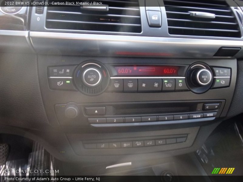Carbon Black Metallic / Black 2012 BMW X5 xDrive50i