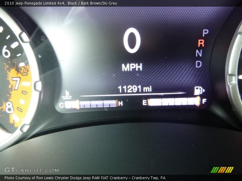 Black / Bark Brown/Ski Grey 2016 Jeep Renegade Limited 4x4