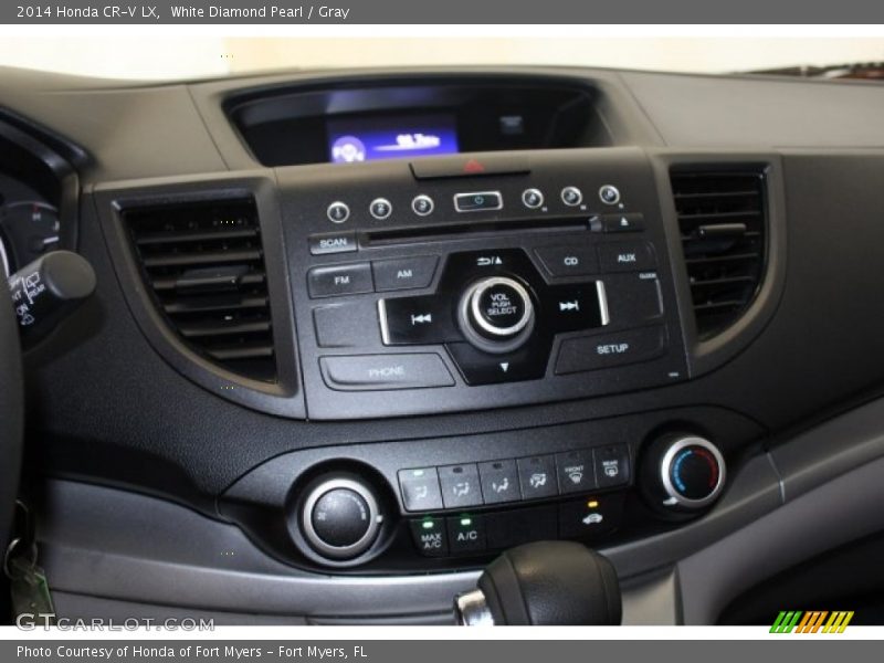 White Diamond Pearl / Gray 2014 Honda CR-V LX