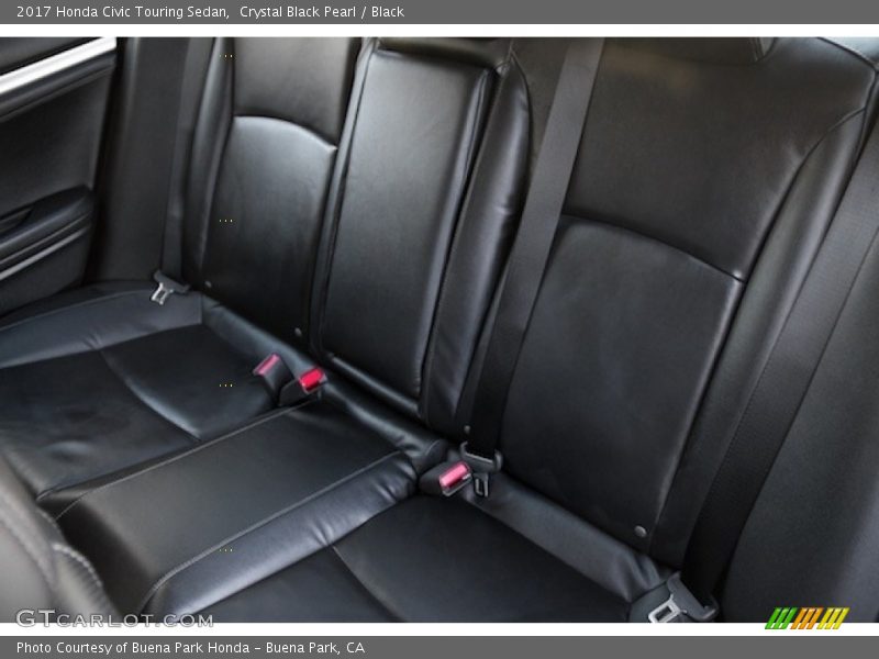 Crystal Black Pearl / Black 2017 Honda Civic Touring Sedan
