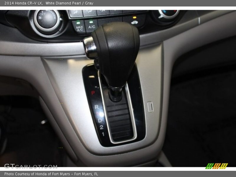 White Diamond Pearl / Gray 2014 Honda CR-V LX