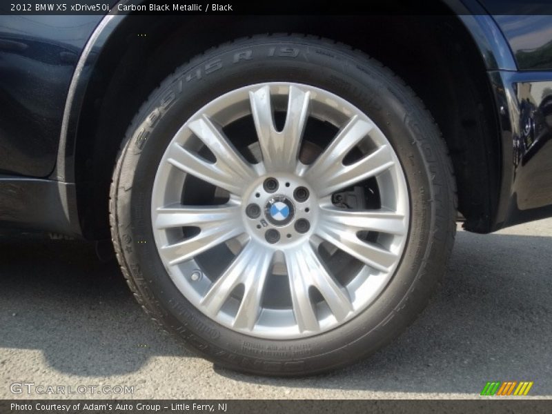 Carbon Black Metallic / Black 2012 BMW X5 xDrive50i
