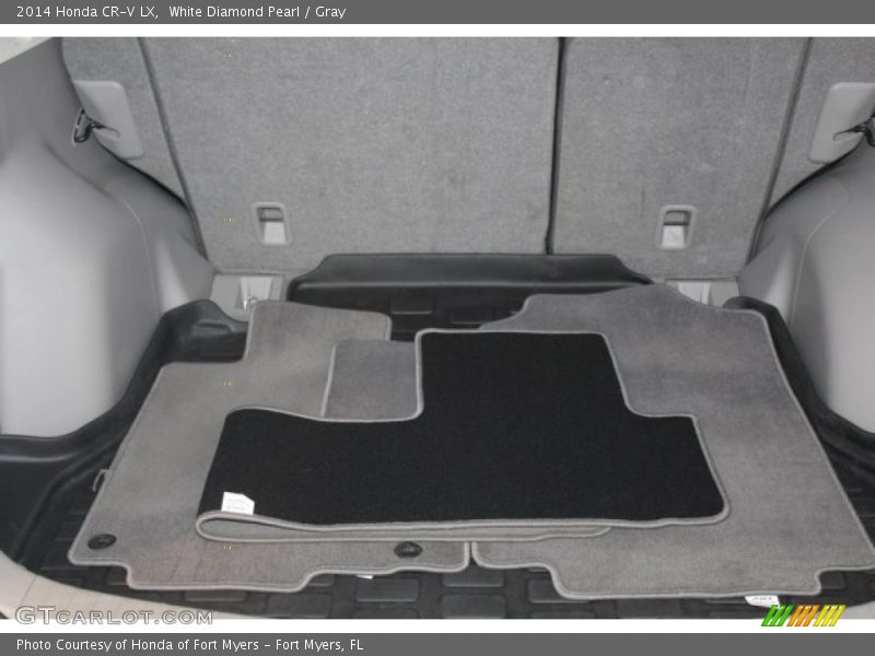 White Diamond Pearl / Gray 2014 Honda CR-V LX