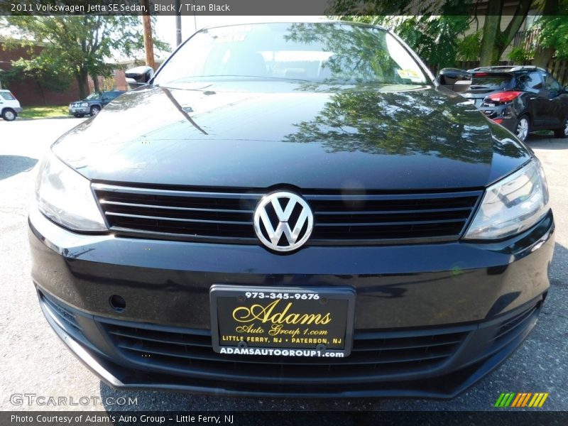 Black / Titan Black 2011 Volkswagen Jetta SE Sedan