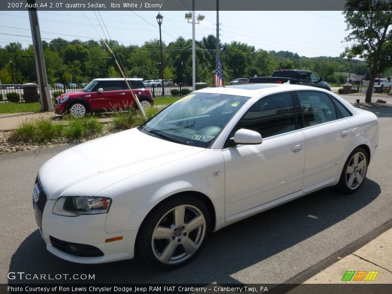 Ibis White / Ebony 2007 Audi A4 2.0T quattro Sedan