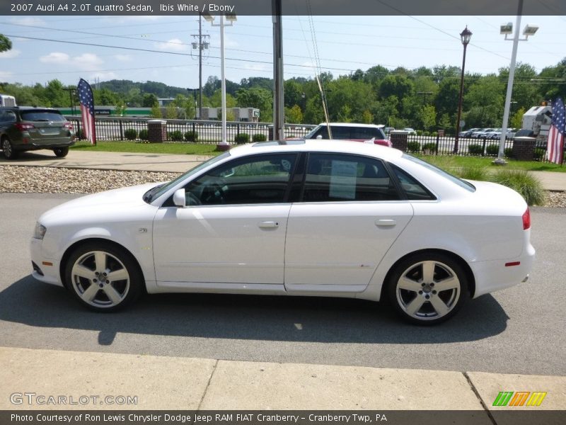 Ibis White / Ebony 2007 Audi A4 2.0T quattro Sedan