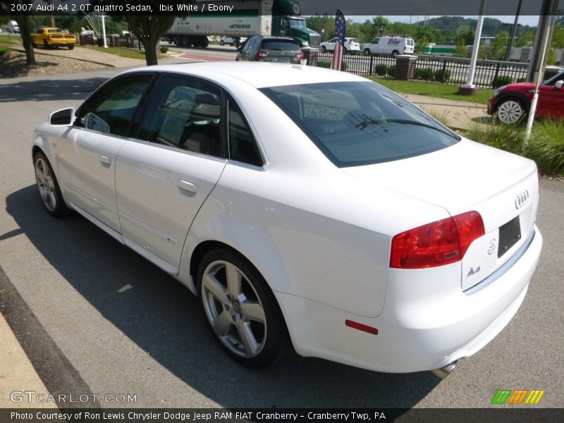 Ibis White / Ebony 2007 Audi A4 2.0T quattro Sedan