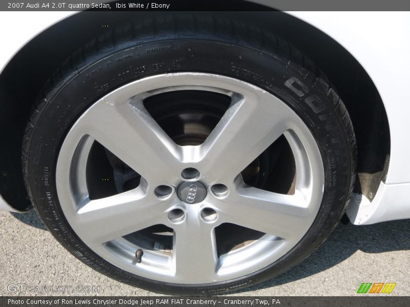 Ibis White / Ebony 2007 Audi A4 2.0T quattro Sedan