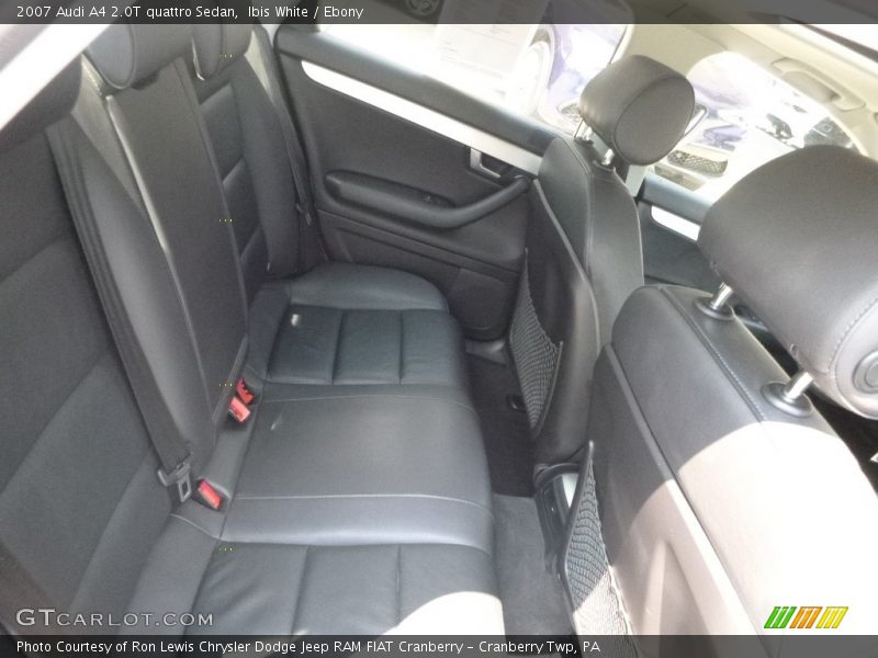 Ibis White / Ebony 2007 Audi A4 2.0T quattro Sedan