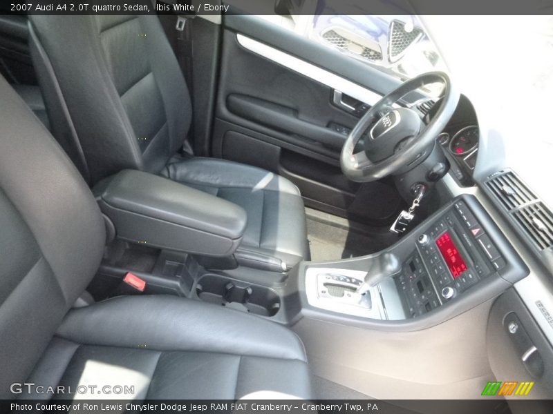 Ibis White / Ebony 2007 Audi A4 2.0T quattro Sedan