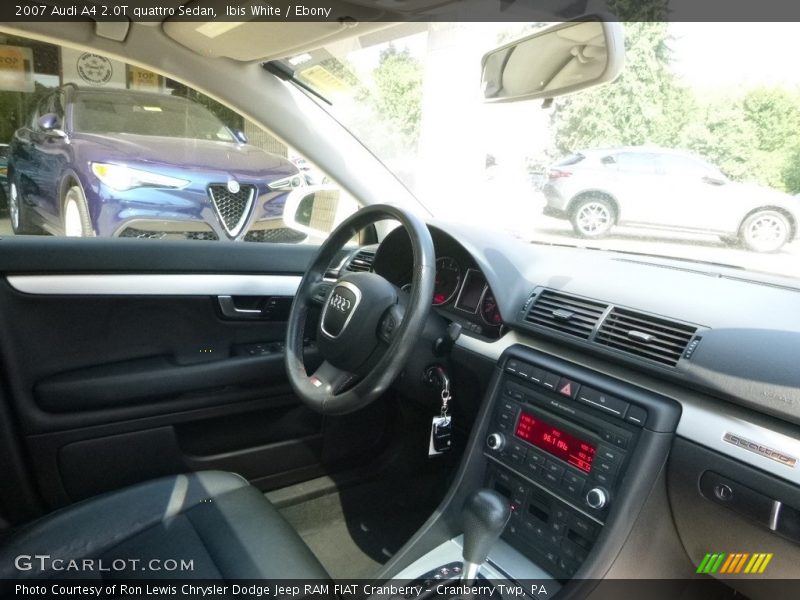 Ibis White / Ebony 2007 Audi A4 2.0T quattro Sedan