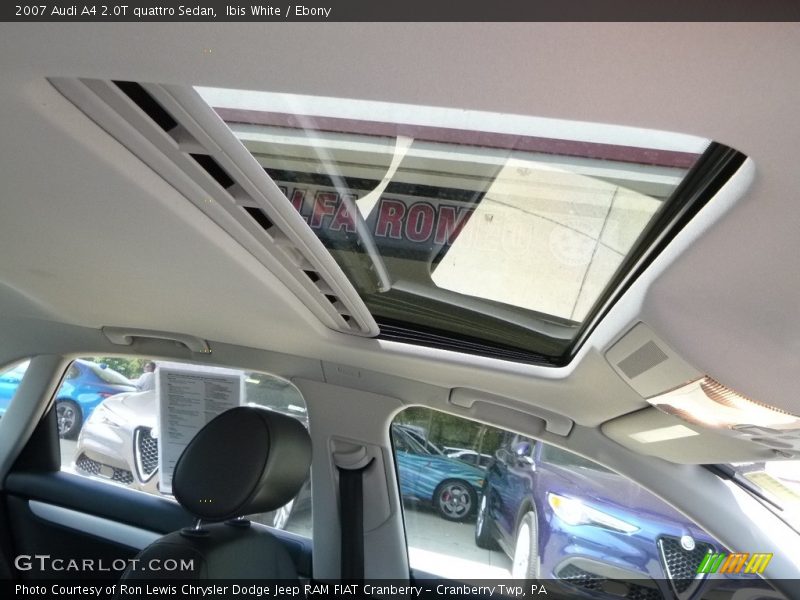 Ibis White / Ebony 2007 Audi A4 2.0T quattro Sedan