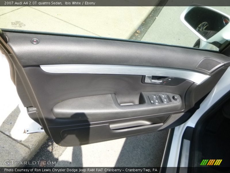Ibis White / Ebony 2007 Audi A4 2.0T quattro Sedan