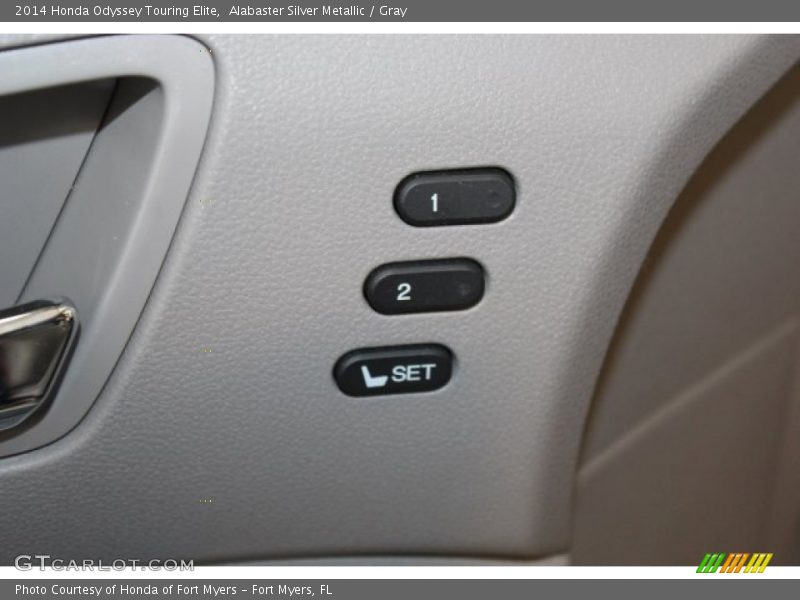 Alabaster Silver Metallic / Gray 2014 Honda Odyssey Touring Elite
