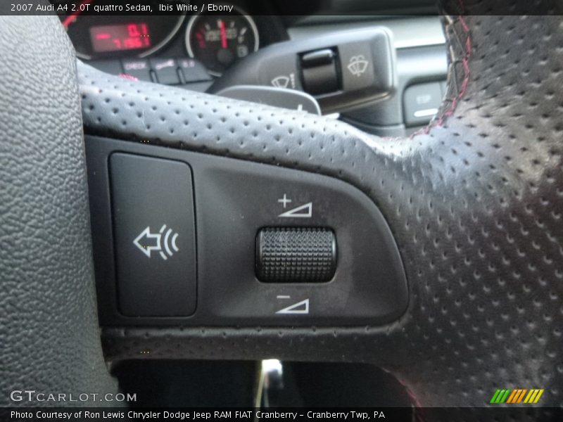 Ibis White / Ebony 2007 Audi A4 2.0T quattro Sedan