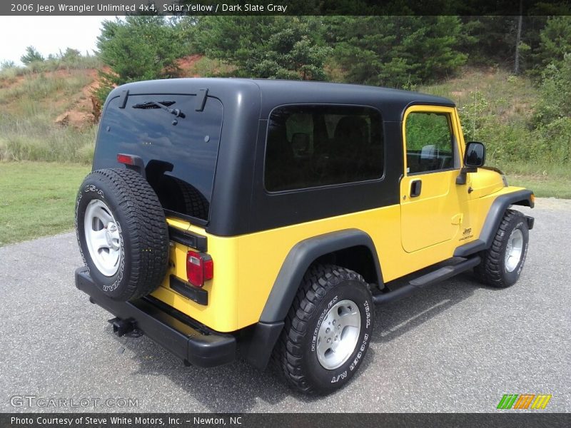 Solar Yellow / Dark Slate Gray 2006 Jeep Wrangler Unlimited 4x4