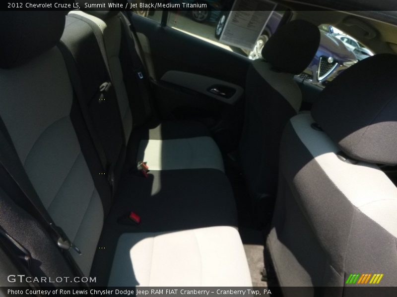 Summit White / Jet Black/Medium Titanium 2012 Chevrolet Cruze LS