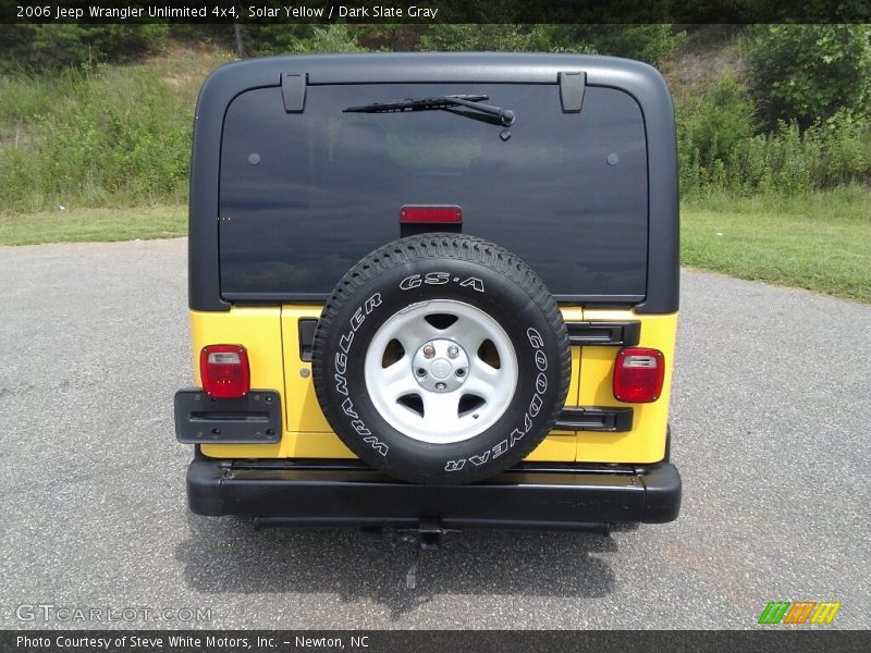 Solar Yellow / Dark Slate Gray 2006 Jeep Wrangler Unlimited 4x4