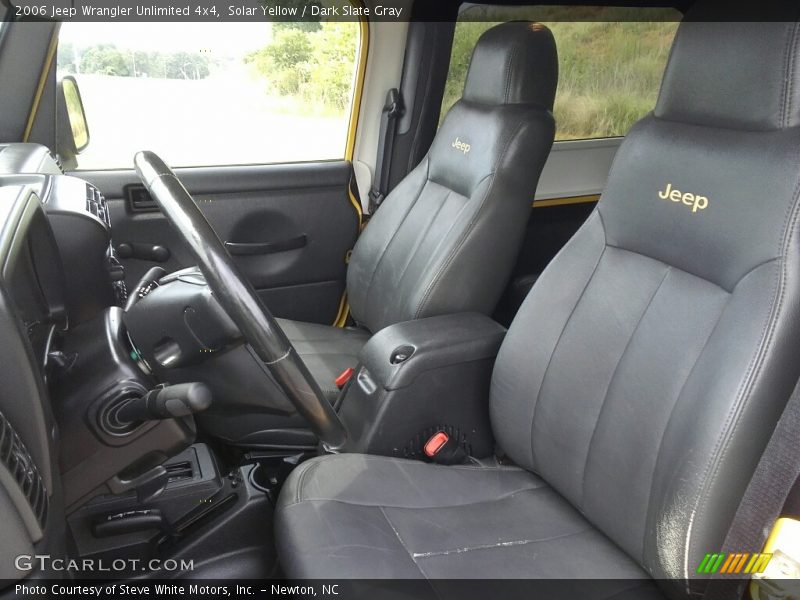Solar Yellow / Dark Slate Gray 2006 Jeep Wrangler Unlimited 4x4