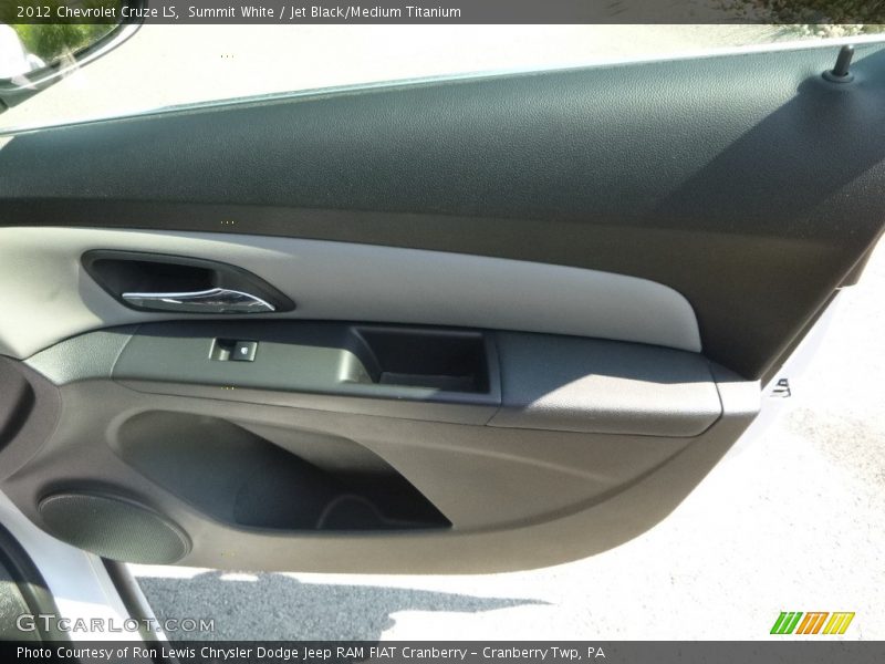 Summit White / Jet Black/Medium Titanium 2012 Chevrolet Cruze LS