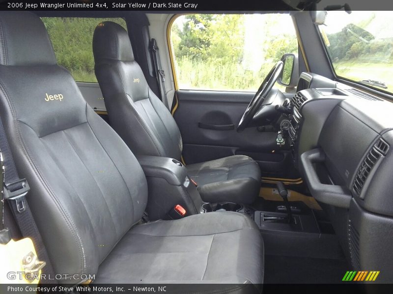Solar Yellow / Dark Slate Gray 2006 Jeep Wrangler Unlimited 4x4