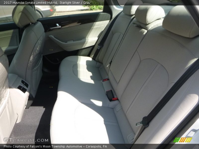Starlight Silver / Gray 2017 Hyundai Sonata Limited Hybrid