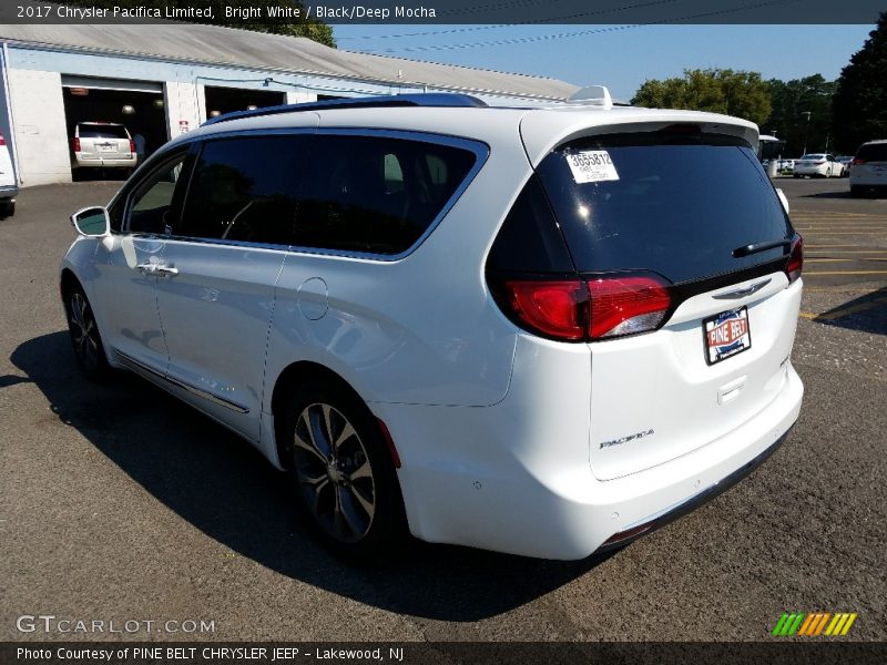 Bright White / Black/Deep Mocha 2017 Chrysler Pacifica Limited