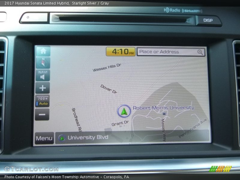 Starlight Silver / Gray 2017 Hyundai Sonata Limited Hybrid