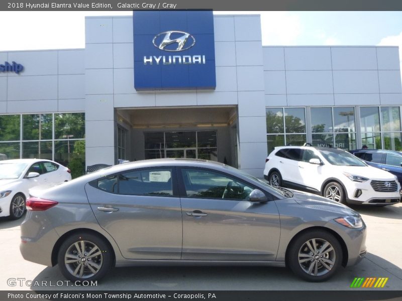 Galactic Gray / Gray 2018 Hyundai Elantra Value Edition