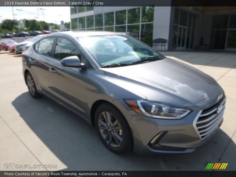 Galactic Gray / Gray 2018 Hyundai Elantra Value Edition