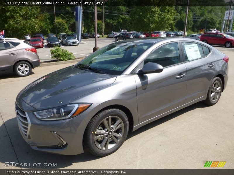 Galactic Gray / Gray 2018 Hyundai Elantra Value Edition