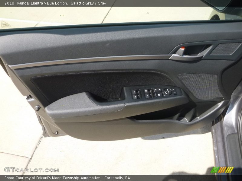 Galactic Gray / Gray 2018 Hyundai Elantra Value Edition