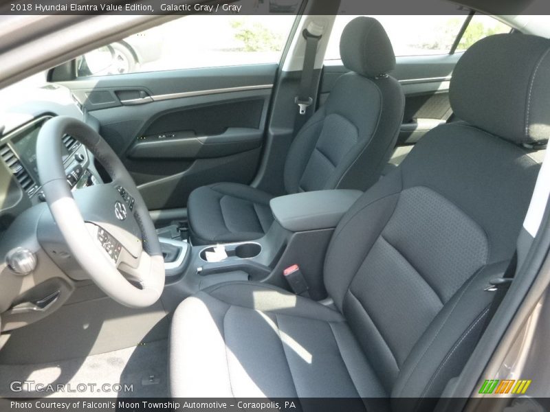 Galactic Gray / Gray 2018 Hyundai Elantra Value Edition