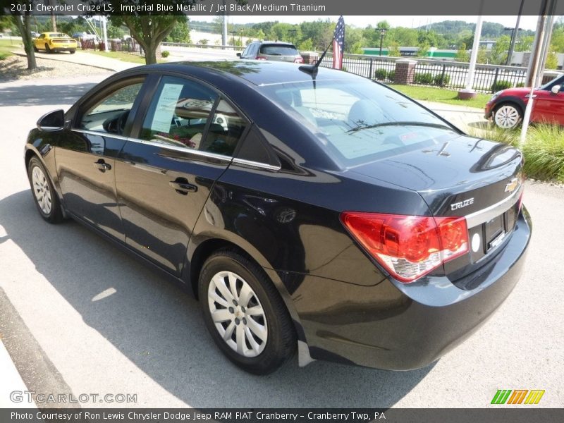 Imperial Blue Metallic / Jet Black/Medium Titanium 2011 Chevrolet Cruze LS