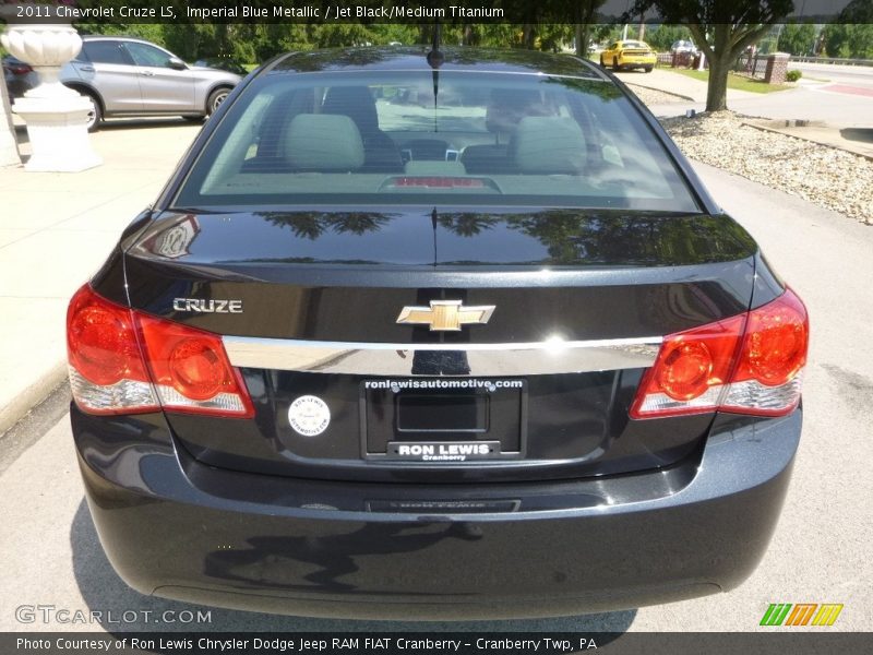 Imperial Blue Metallic / Jet Black/Medium Titanium 2011 Chevrolet Cruze LS
