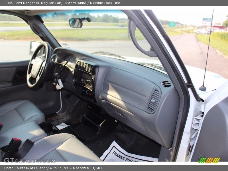 Oxford White / Medium Dark Flint 2009 Ford Ranger XL Regular Cab