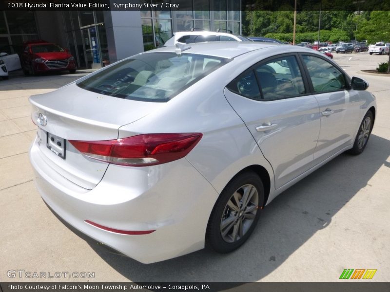 Symphony Silver / Gray 2018 Hyundai Elantra Value Edition