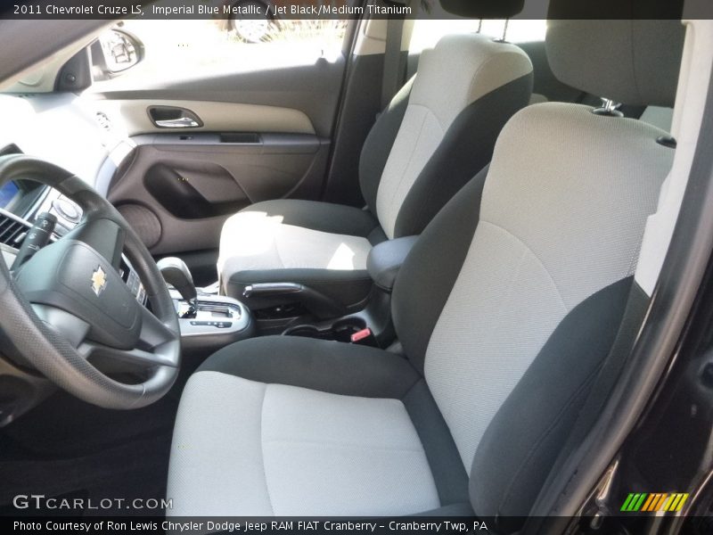 Imperial Blue Metallic / Jet Black/Medium Titanium 2011 Chevrolet Cruze LS