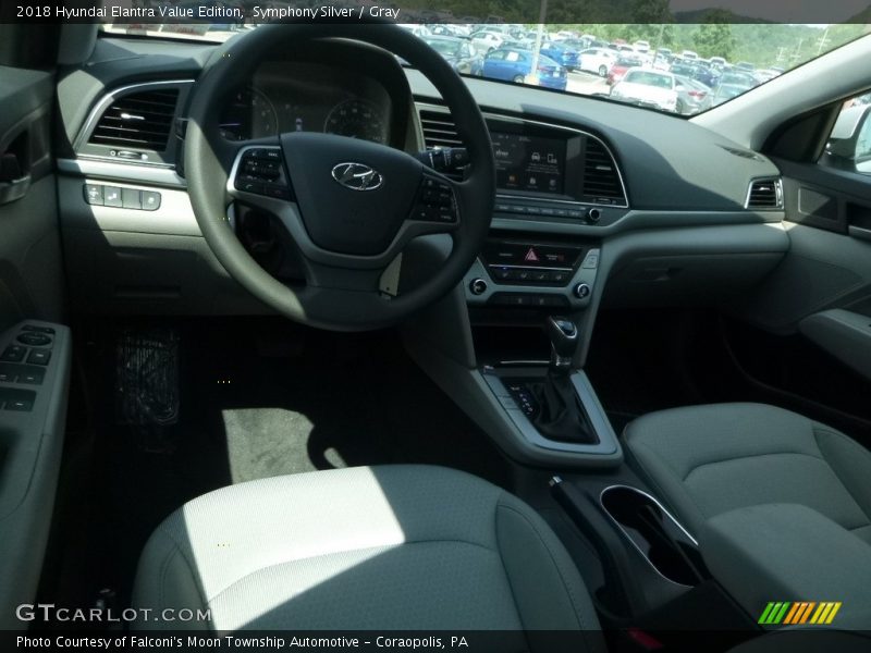 Symphony Silver / Gray 2018 Hyundai Elantra Value Edition