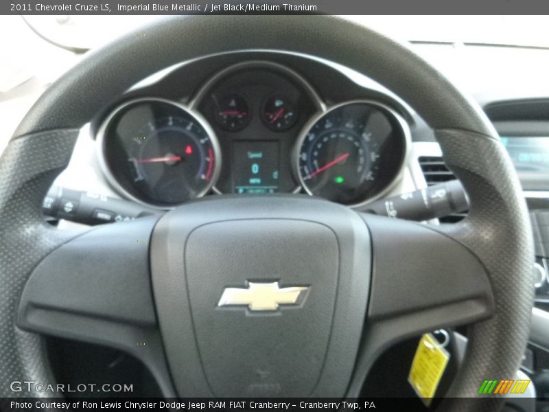 Imperial Blue Metallic / Jet Black/Medium Titanium 2011 Chevrolet Cruze LS