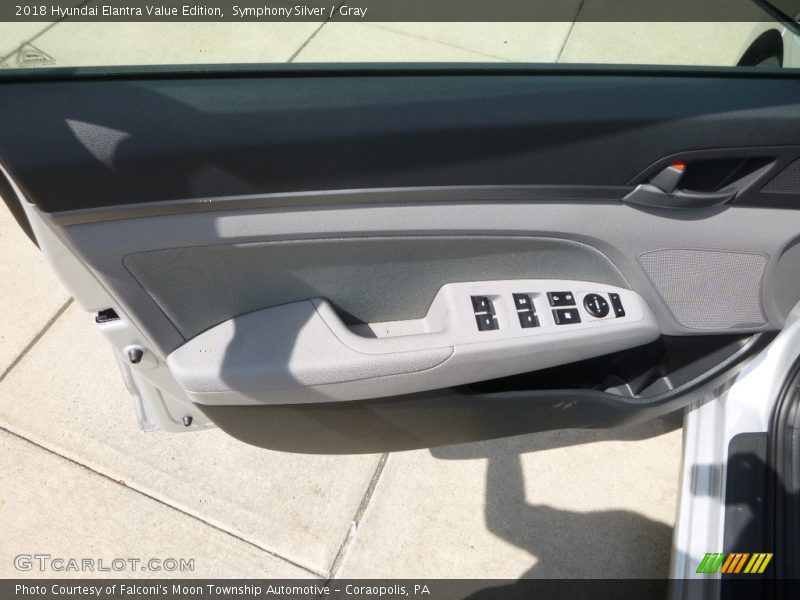 Symphony Silver / Gray 2018 Hyundai Elantra Value Edition